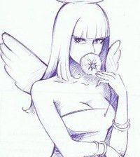 Схема вышивки «Дівчина 15»