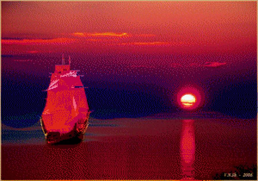 паруса - парусник - предпросмотр