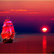 Схема вышивки «паруса»