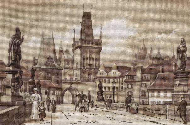 Прага - карлов мост, города, прага - оригинал