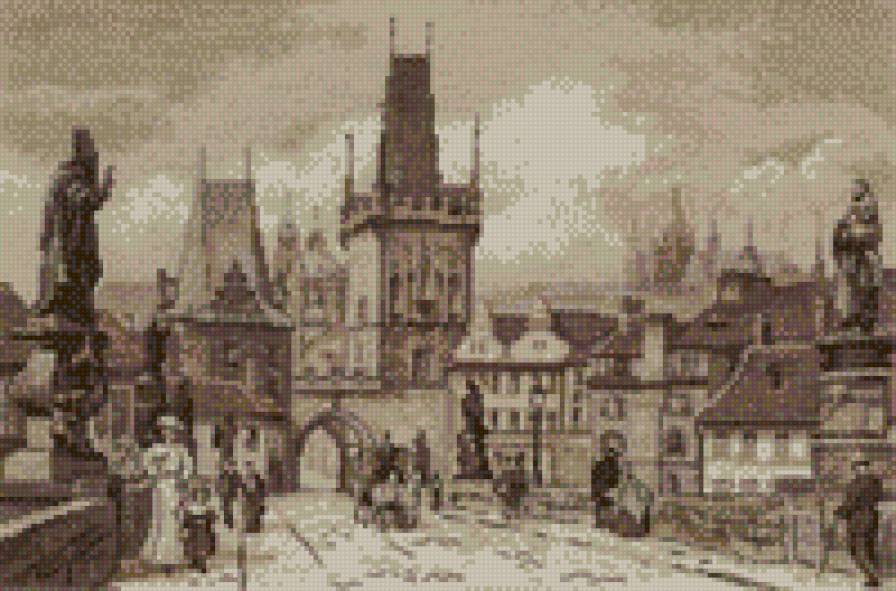 Прага - карлов мост, города, прага - предпросмотр