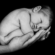 Схема вышивки «младенец»