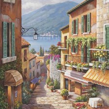 Схема вышивки «Италия»