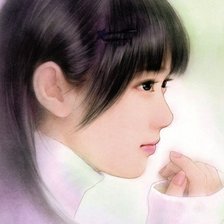 Схема вышивки «Девочка»