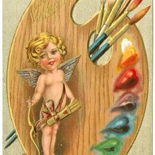 Схема вышивки «Амур»