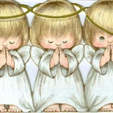 Схема вышивки «ангелочки»