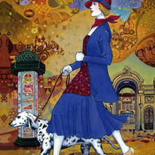 Схема вышивки «Прогулка1»