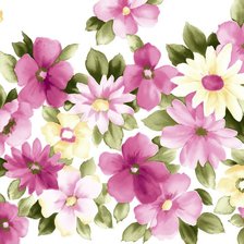 Схема вышивки «цветочное панно (длинная подушка)»