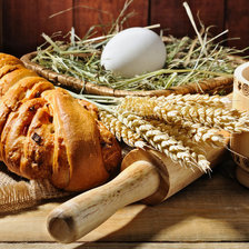 Схема вышивки «Хлеб да соль»