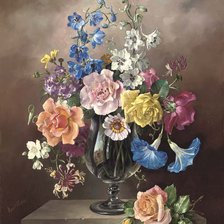 Схема вышивки «букет, цветы, натюрморт»