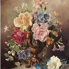 Схема вышивки «букет, цветы, натюрморт»