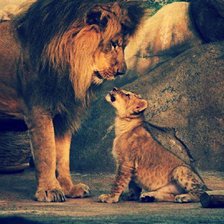 Схема вышивки «Отец и сын»