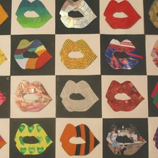 Схема вышивки «Поцелуй»