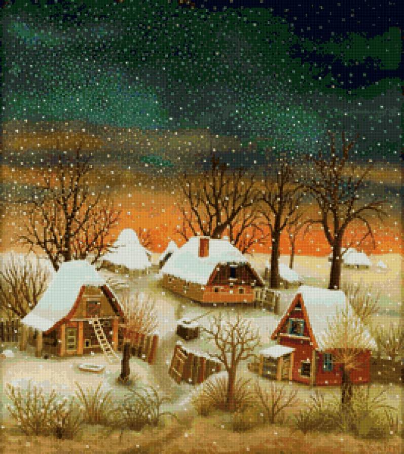 деревенька - предпросмотр