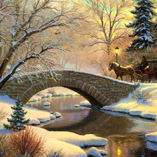 Схема вышивки «экипаж»