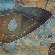 Схема вышивки «панель с ракушками»