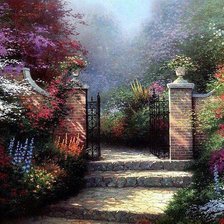 Схема вышивки «Калитка»