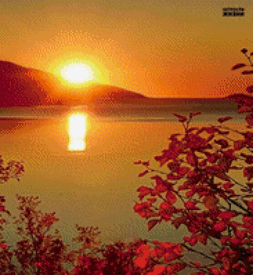 закат - закат солнце вечер - предпросмотр