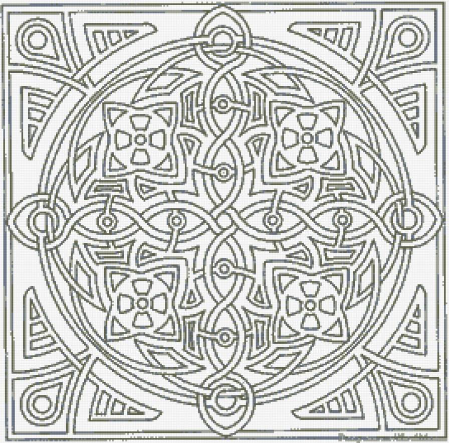 Под витраж. Цвета на выбор. - фантазия, витраж, узор - предпросмотр