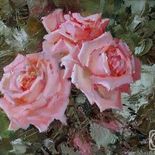 Схема вышивки «розы»