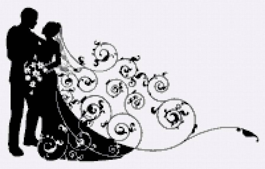 пара - пара, черно-белое - предпросмотр