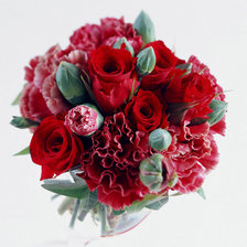 Схема вышивки «Красный строгий»