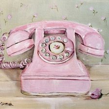 Схема вышивки «Телефон»