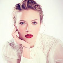 Схема вышивки «Скарлетт Йохансон»