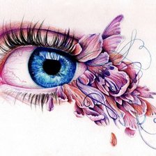 Схема вышивки «Око»