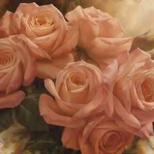 Схема вышивки «Розы»