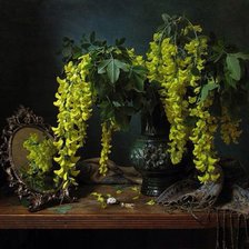 Схема вышивки «Желтая акация»