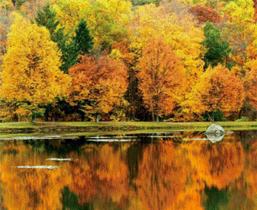 осень - осень река природа - предпросмотр