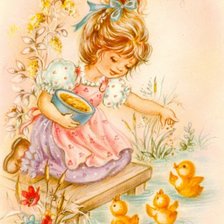 Схема вышивки «маленькая хозяйка»