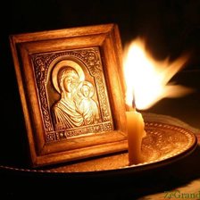 Схема вышивки «свеча»