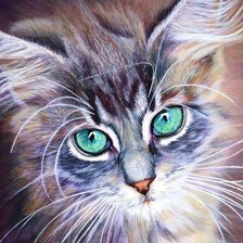 Схема вышивки «Киса»