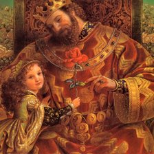 Схема вышивки «Король и принцесса»