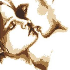 Схема вышивки «Я и ты»