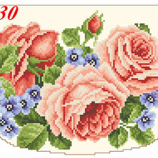 Схема вышивки «сумочка под бисер»