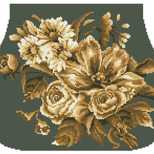 Схема вышивки «сумочка под бисер»