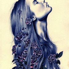 Схема вышивки «девушка3»