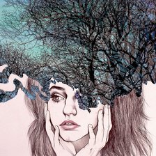 Схема вышивки «Девушка5»