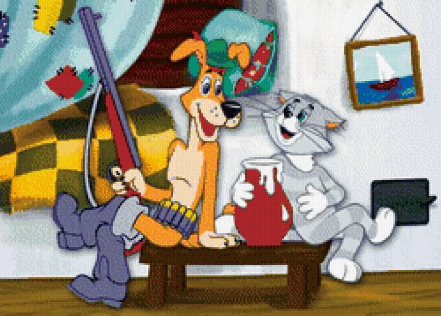 простоквашино - пес, матроскин, мультяшки, кот, мультик, детское, детям - предпросмотр