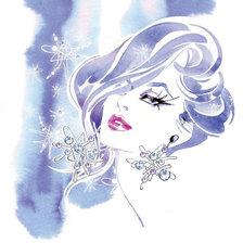 Схема вышивки «снежная королева»