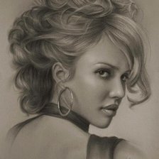 Схема вышивки «портрет»