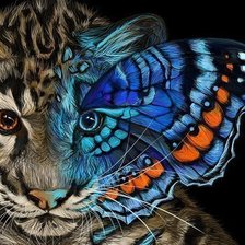 Схема вышивки «Взгляд»