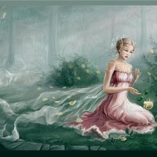 Схема вышивки «скромница Весна»