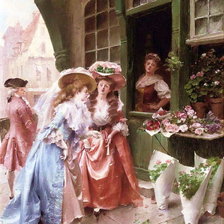 Схема вышивки «галантный век»