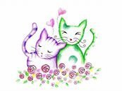 Схема вышивки «котята»