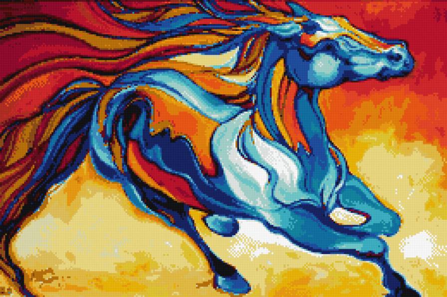 Лошадка Marcia Baldwin - лошадь, картины маслом, marcia baldwin - предпросмотр