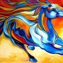 Схема вышивки «Лошадка Marcia Baldwin»